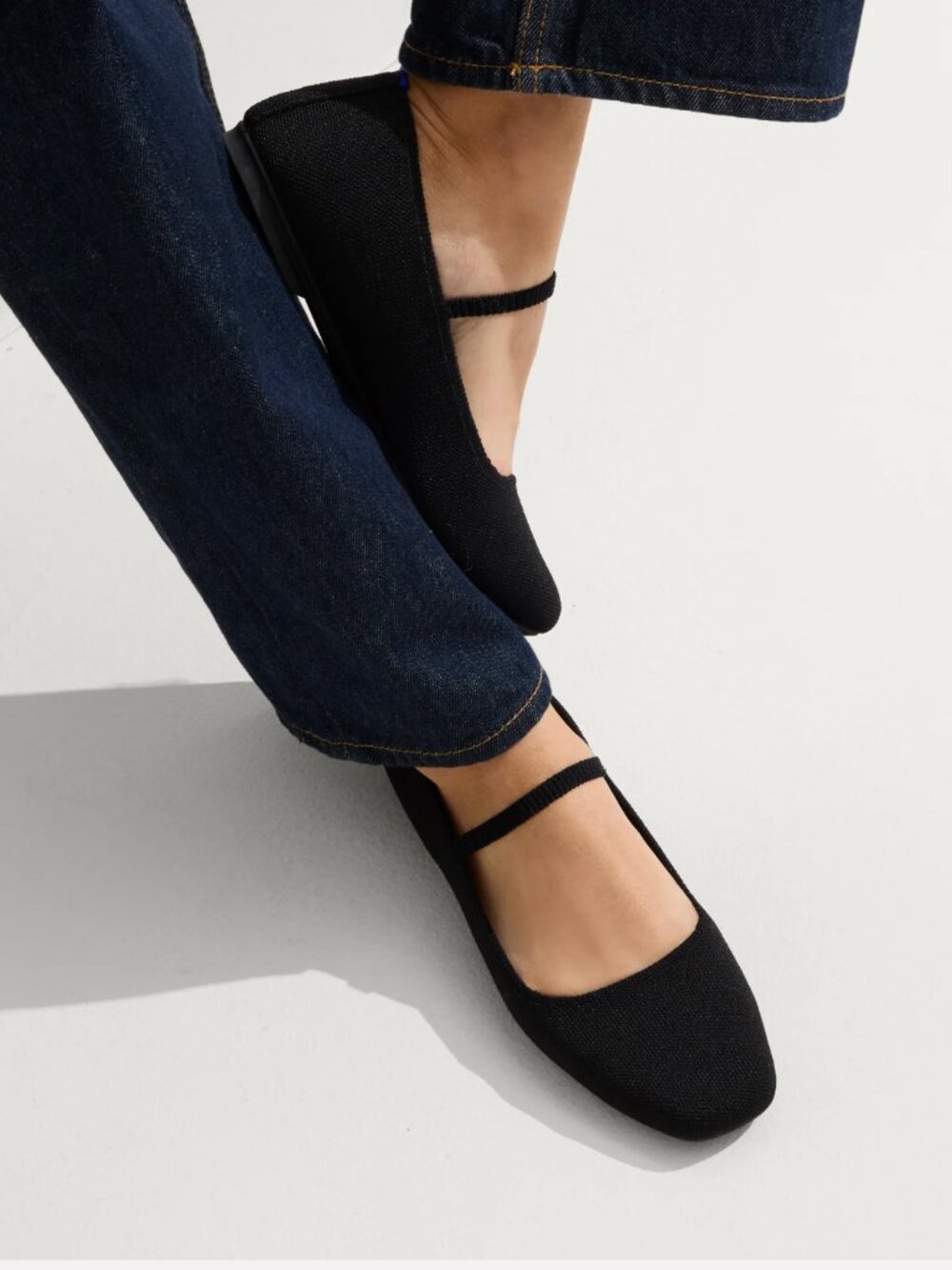 Rothy's Black Knit Mary Jane Flats - Picture 4 of 5